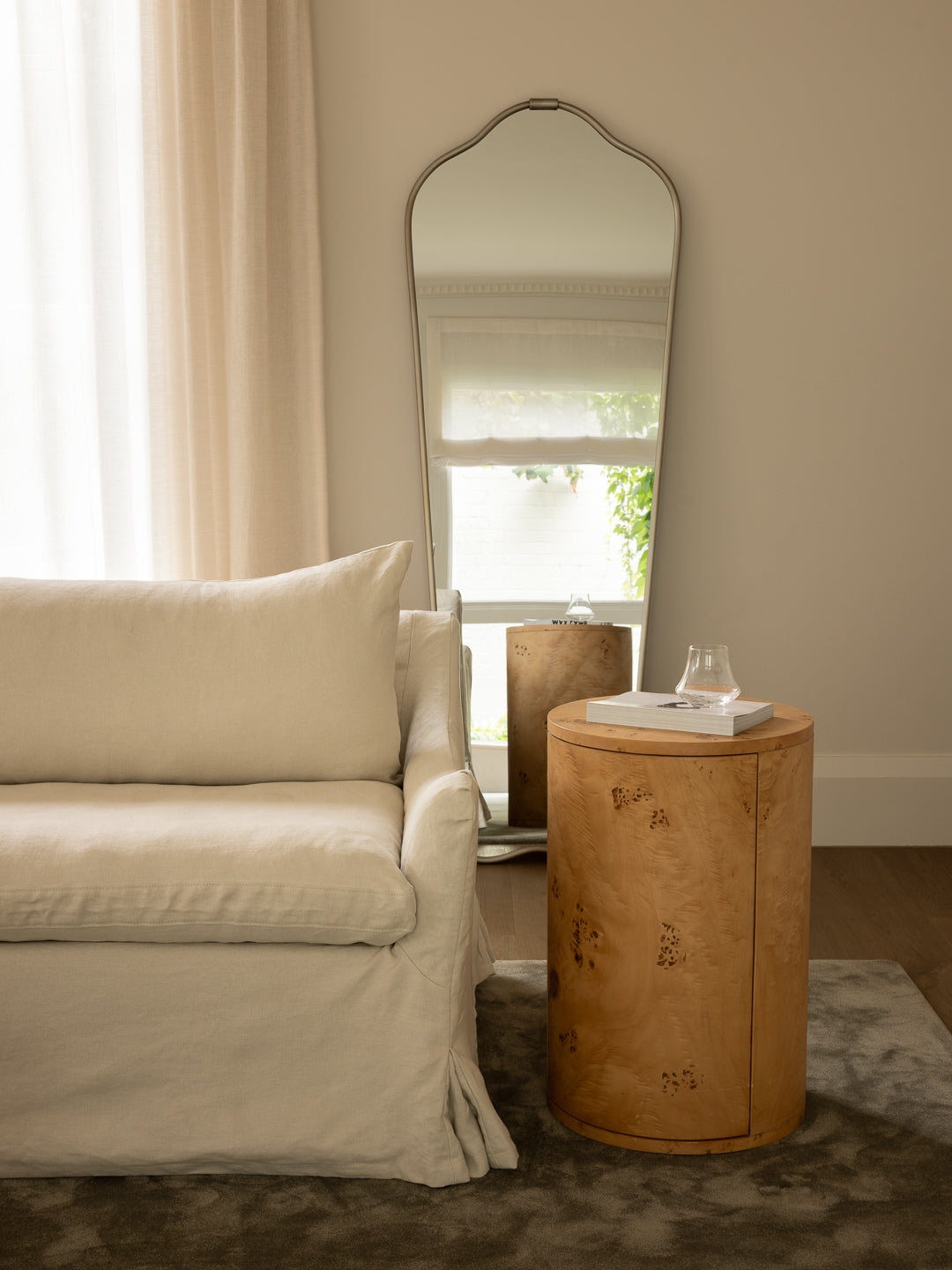 Senne Tall Mirror Silver