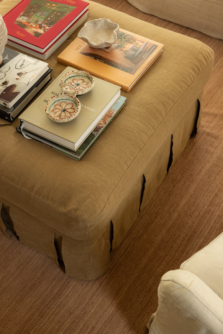 Nora Ottoman Large Caramel