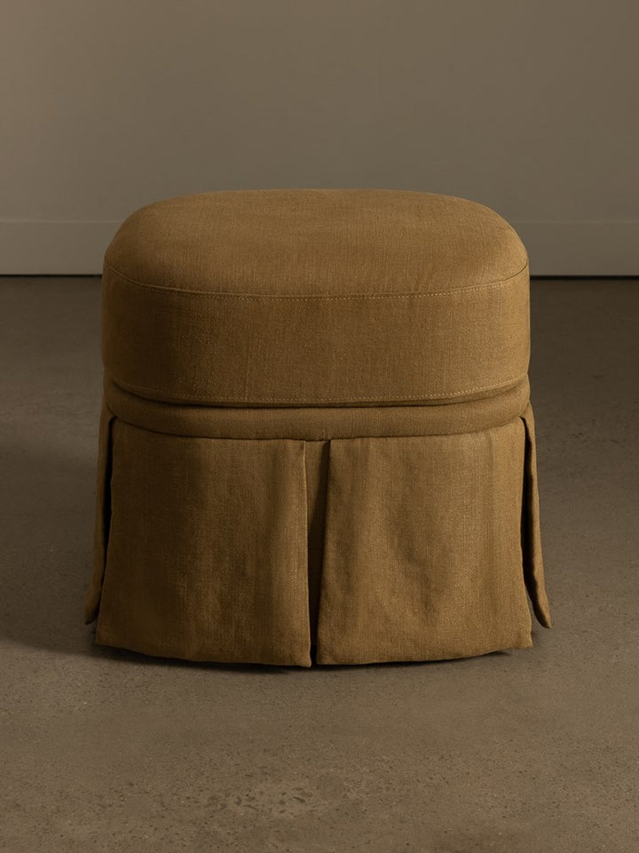 Nora Ottoman Small Caramel
