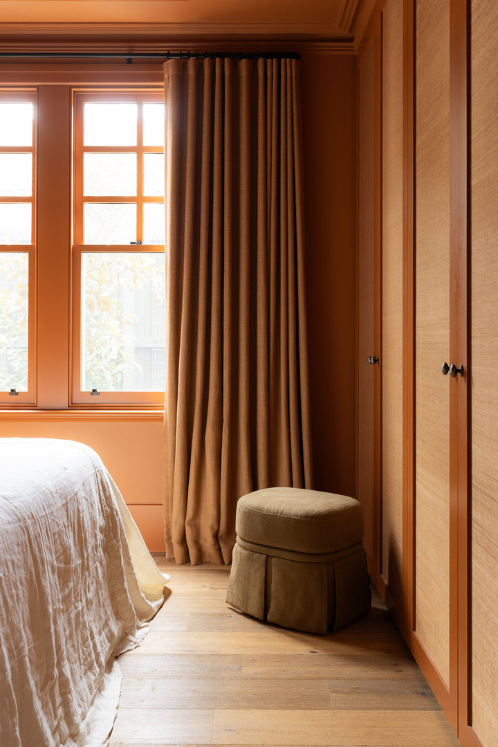 Nora Ottoman Small Caramel