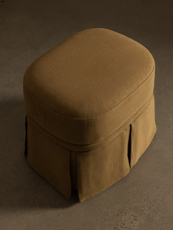 Nora Ottoman Small Caramel