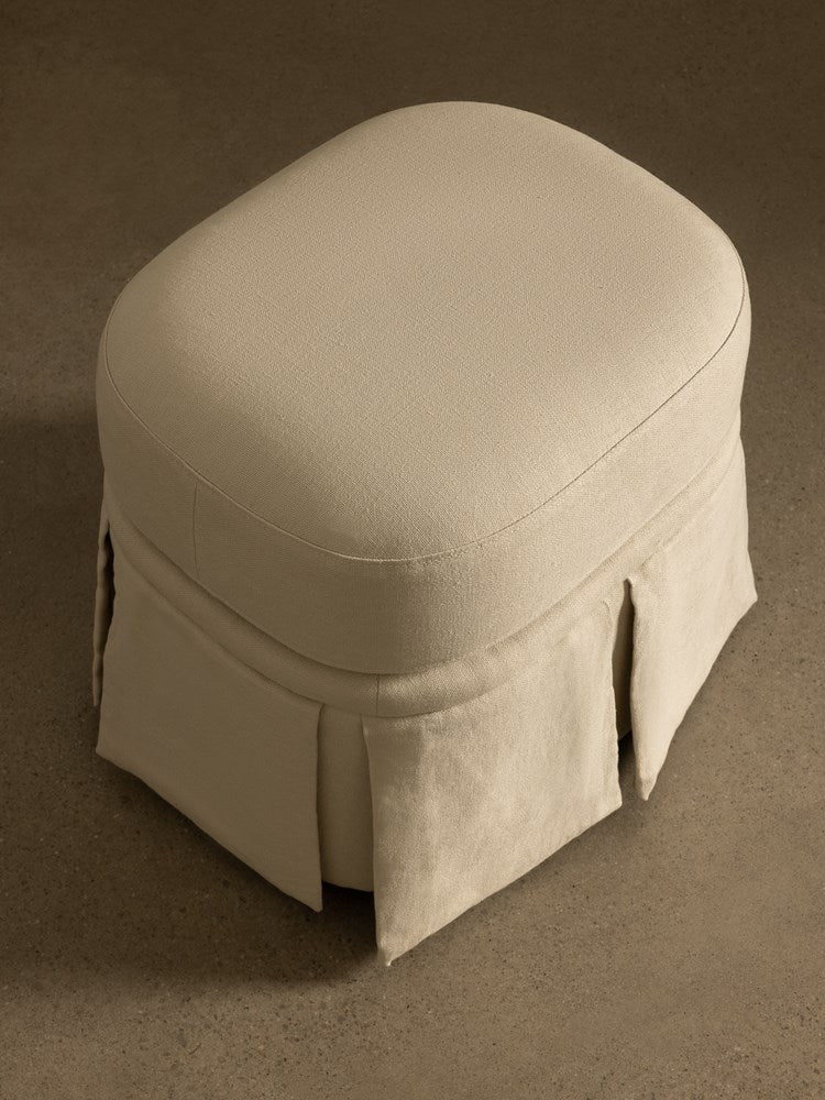 Nora Ottoman Small Creme