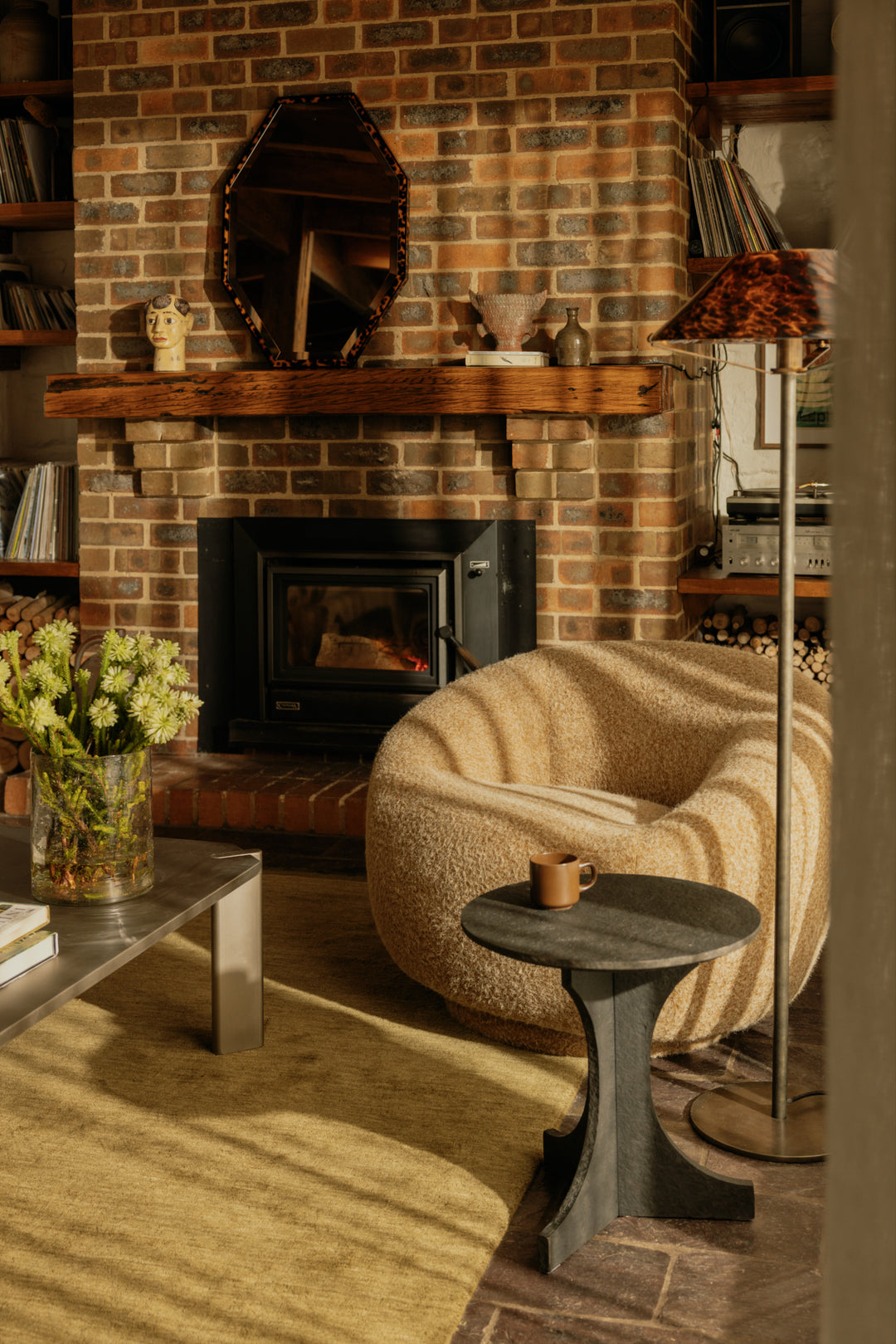 Camille Side Table Basalt