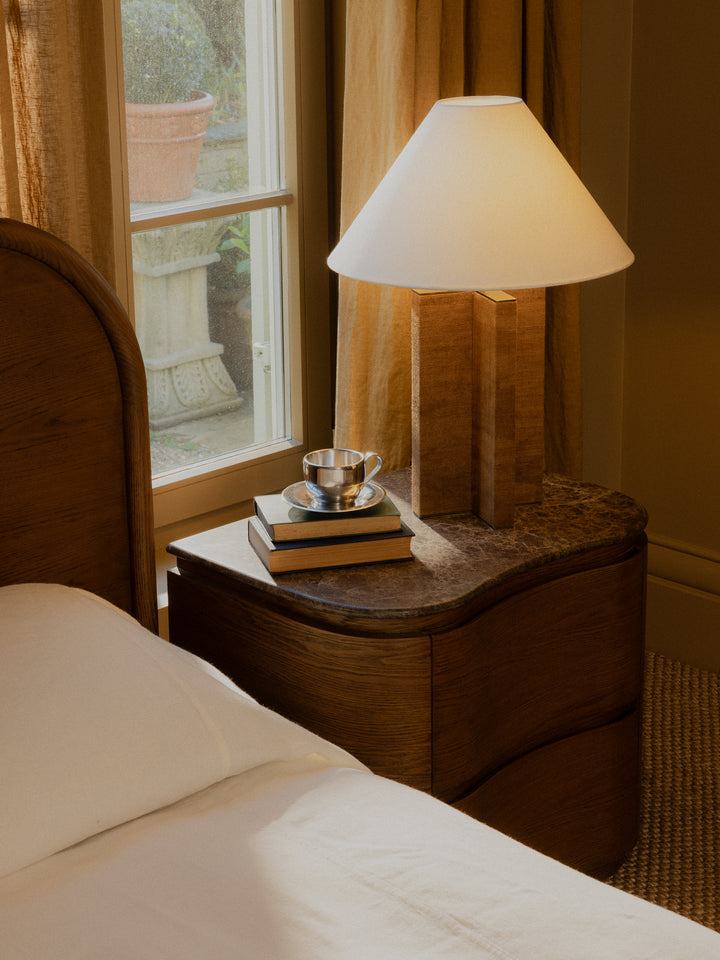 Marquis Table Lamp Pecan USA