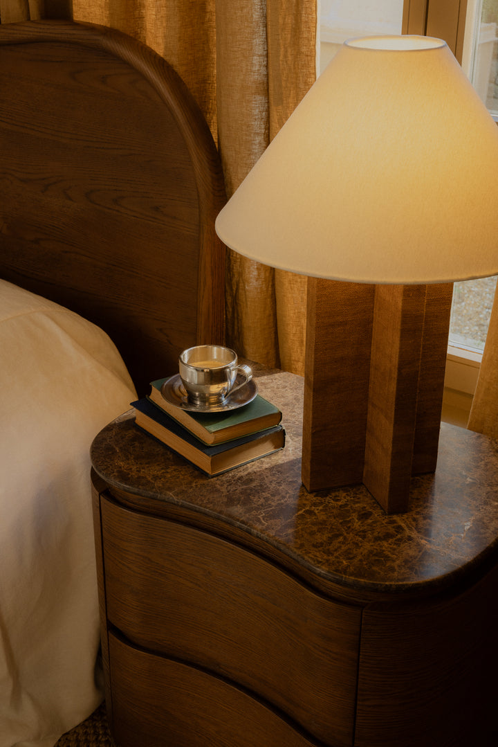 Marquis Table Lamp Pecan USA
