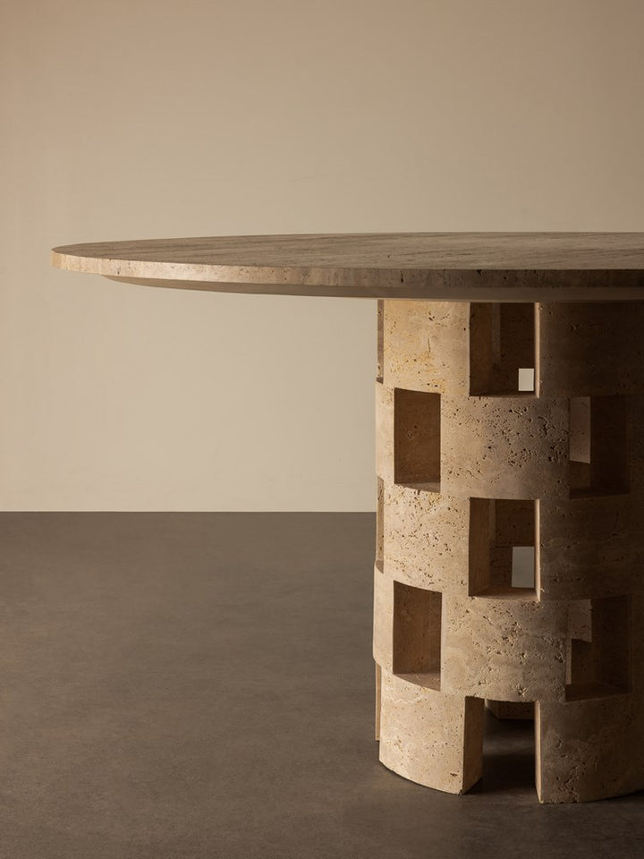 Vivi Dining Table Travertine